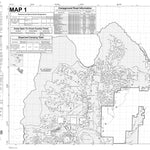 Deschutes NF - Motor Vehicle Use Map - Map # 1