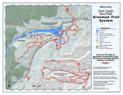 Fish Creek-Pine Grass-Tieton Sno-Park Groomed Trail System