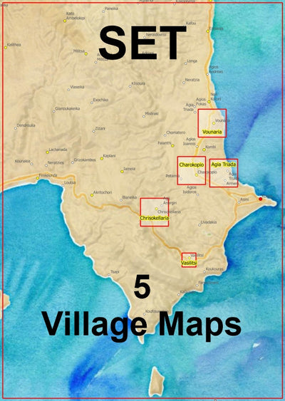Koroni Set 5 Villages Maps