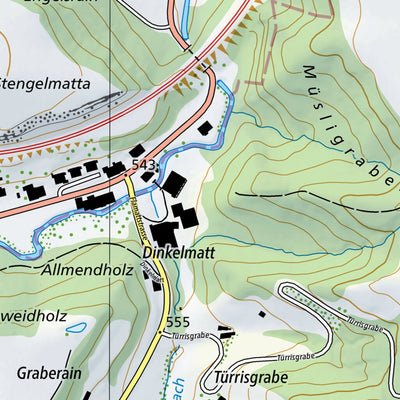 Ueberstorf, 1:10,000