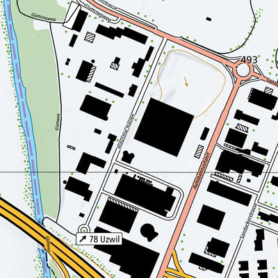 Oberbüren, 1:10,000