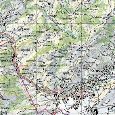 Degersheim, 1:25,000