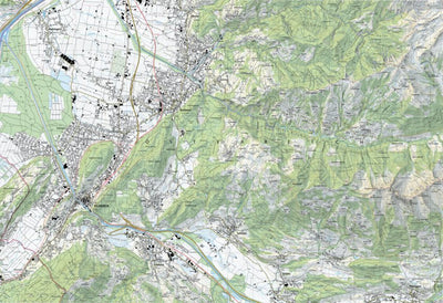 Nesslau, 1:25,000