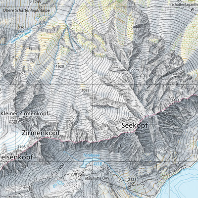 Spitzmeilen, 1:25,000