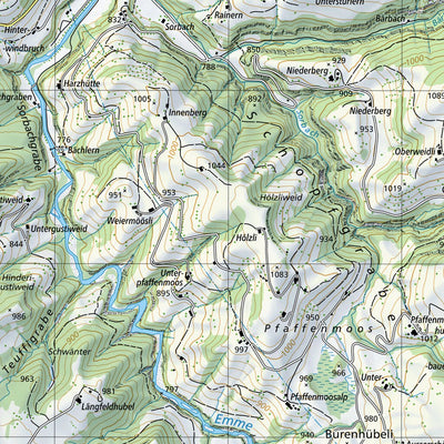 Eggiwil, 1:25,000