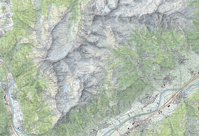 Val d'Illiez West, 1:25,000