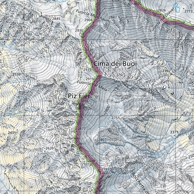 Albulapass, 1:25,000