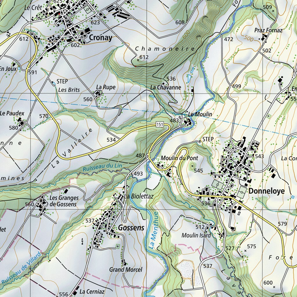 Brienz, 1:25,000 Map by SwissTopo | Avenza Maps