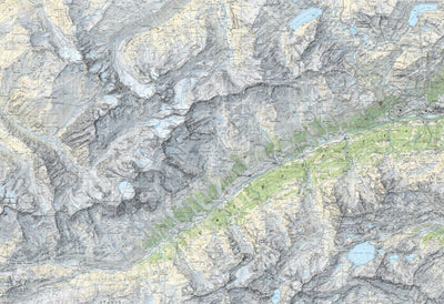 Finsteraarhorn, 1:25,000