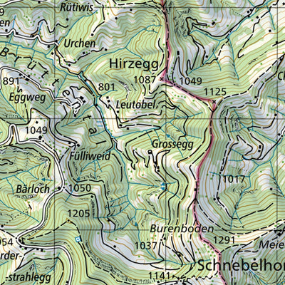 Rapperswil, 1:50,000