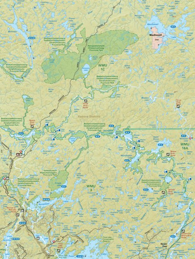 NWON75 Nungesser Lake - Northwestern Ontario Topo