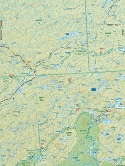 NWON78 Totogan Lake - Northwestern Ontario Topo