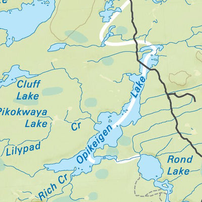 NWON79 Eabametoong - Fort Hope - Northwestern Ontario Topo