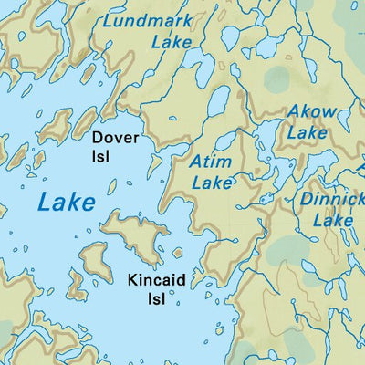 NWON84 North Caribou Lake - Northwestern Ontario Topo