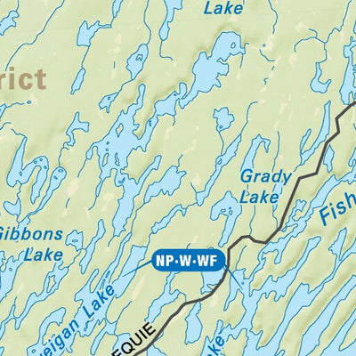 NWON86 Neskantaga - Lansdowne House - Northwestern Ontario Topo