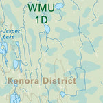 NWON87 Fishtrap - Kitchie Lakes - Northwestern Ontario Topo