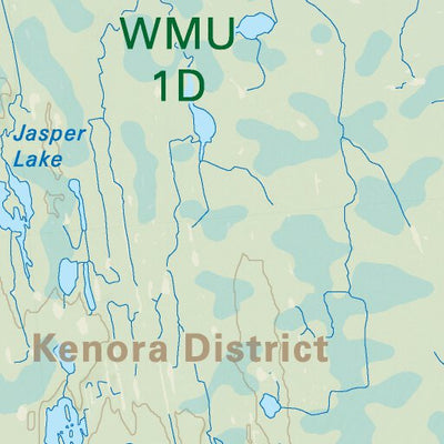 NWON87 Fishtrap - Kitchie Lakes - Northwestern Ontario Topo