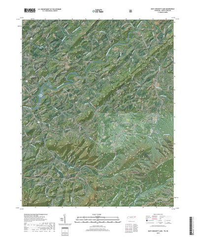 Davy Crockett Lake, TN-NC (2019, 24000-Scale) Preview 1