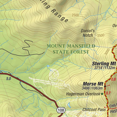 Long Trail Map 6th ed. #7