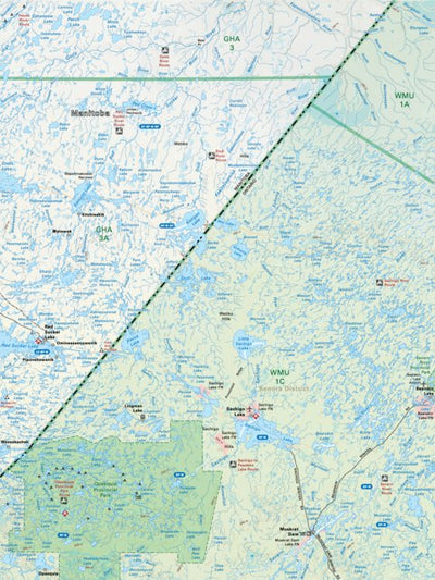 NWON88 Opasquia Provincial Park - Northwestern Ontario Topo