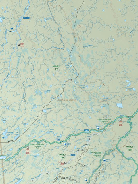NWON73 Little Current River Provincial Park - Northwestern Ontario Topo