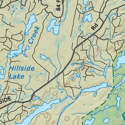 NWON53 Allanwater Bridge Northwestern Ontario Topo Map by Backroad