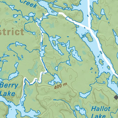 NWON54 Collins - Northwestern Ontario Topo Map by Backroad Mapbooks ...
