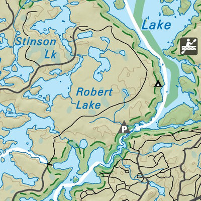 NWON40 Brightsand River Provincial Park - Northwestern Ontario Topo