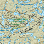 NWON22 Rowan Lake - Northwestern Ontario Topo