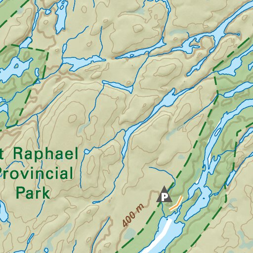NWON52 Savant Lake Northwestern Ontario Topo Map by Backroad Mapbooks
