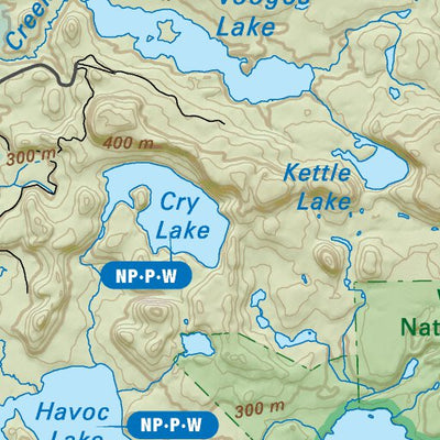NWON42 Gull Bay - Northwestern Ontario Topo