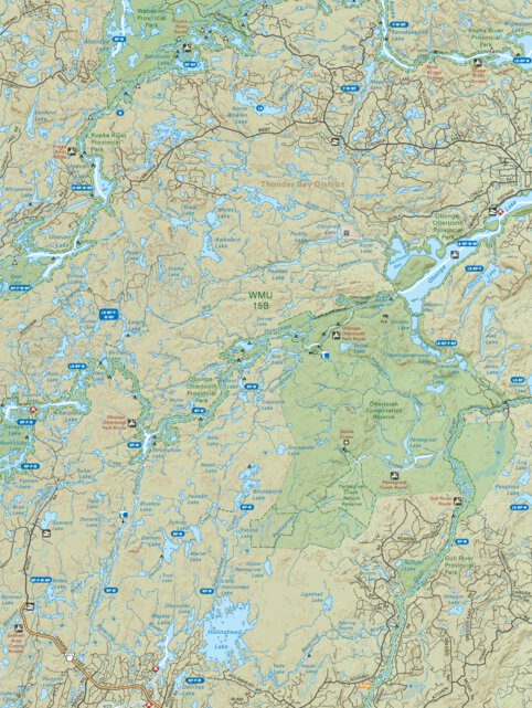 NWON41 Obonga-Ottertooth Park - Northwestern Ontario Topo Map by ...