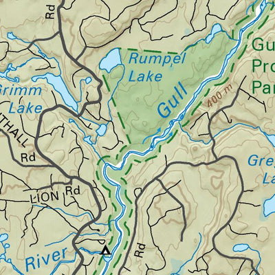NWON41 Obonga-Ottertooth Park - Northwestern Ontario Topo