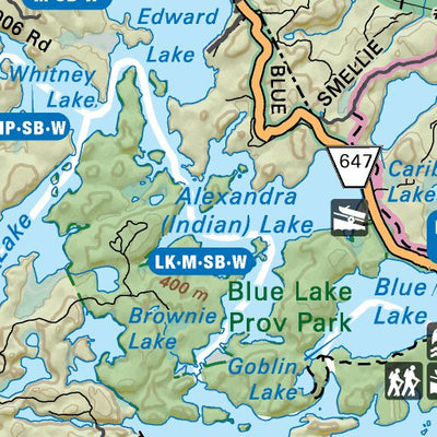 NWON35 Vermilion Bay - Northwestern Ontario Topo