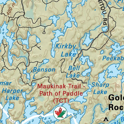 NWON23 Gold Rock - Northwestern Ontario Topo