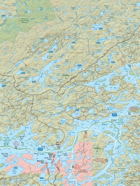 NWON50 Lac Seul - Northwestern Ontario Topo