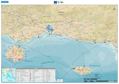 Thracian Sea (North Agean), Greece | ROUTE maps