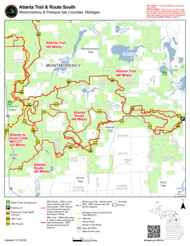 Atlanta Trail And Route South