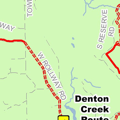 Denton Creek Trail And Route West