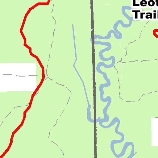 Leota Trail Map by MI DNR Avenza Maps