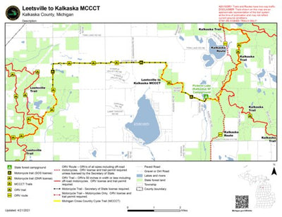 Leetsville To Kalkaska MCCCT