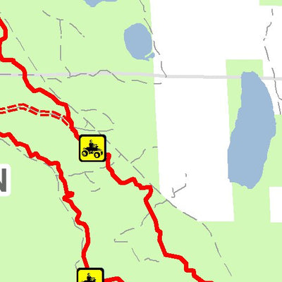 Black Lake Trail And Route North