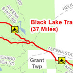 Black Lake Trail And Route North