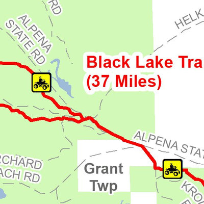 Black Lake Trail And Route North