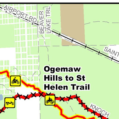 Ogemaw Hills Trail And Route