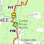 Forest Island Route And Trail