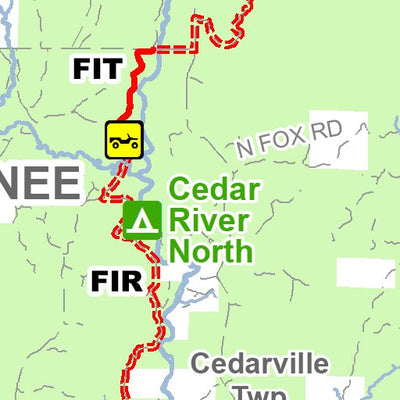 Forest Island Route And Trail