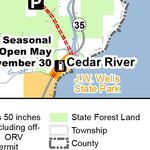Forest Island Route And Trail