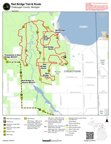 Red Bridge Trail And Route