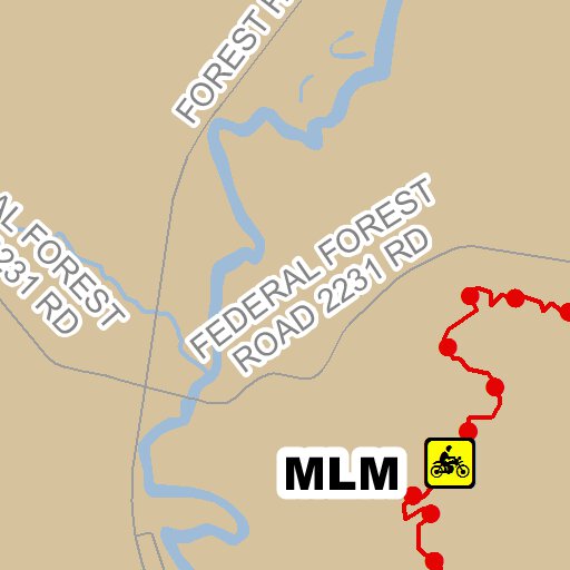 Moss Lake Motorcycle Trail Map by MI DNR | Avenza Maps